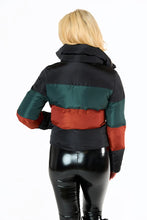 Load image into Gallery viewer, BuddyLove Addison Striped Puffer Jacket