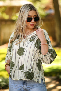 Olive Branch Blouse