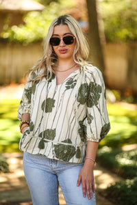 Olive Branch Blouse