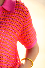 Load image into Gallery viewer, Color Block Crochet Top