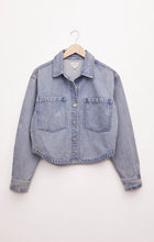 Load image into Gallery viewer, ZS Cropped Denim Jacket