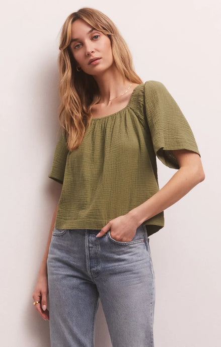ZS No Rules Gauze Top