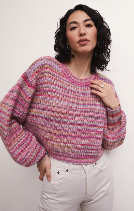 ZS Prism Metallic Stripe Sweater