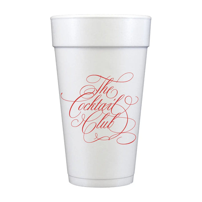 Cocktail Club Foam Cups