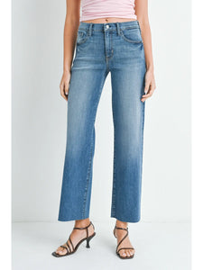 Slim Palazzo Scissor Cut Denim