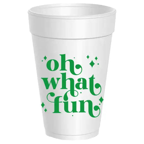 Oh What Fun Foam Cups