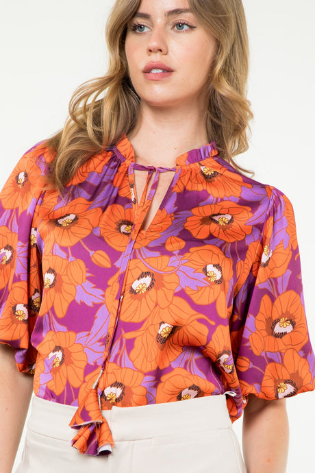 Poppy Garden Blouse