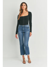 Load image into Gallery viewer, Vintage Cropped Kick Flare Denim