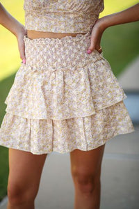 Soon To Be Floral Skirt
