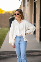 Load image into Gallery viewer, Notch Neck Sweatshirt