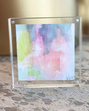 Load image into Gallery viewer, Mini Painting in Lucite 6x6