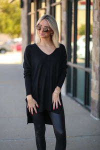 Easy Street Sweater- Black
