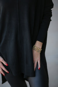 Easy Street Sweater- Black