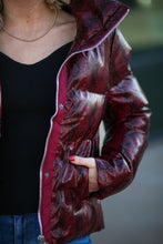 Load image into Gallery viewer, BL Addison Red Snake Coat