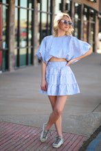 Load image into Gallery viewer, Spring Blues Skirt