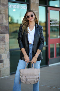 ZS Sandelle Leather Blazer