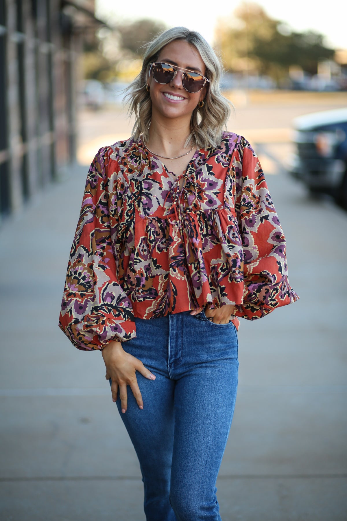 Scarlet Vine Blouse