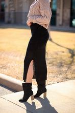 Load image into Gallery viewer, At Long Midi Skirt - Black