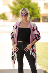 Fringe Benefits Cardigan