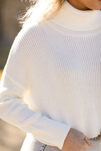 Get Knit Girl Sweater- Ivory