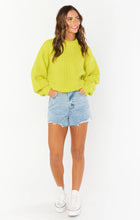 Load image into Gallery viewer, Mumu Bailey Lime Knit Sweater