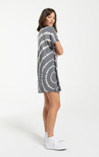 Load image into Gallery viewer, ZS Launa Swirl Tie-Dye Dress - Charcoal