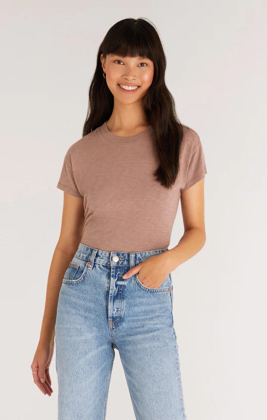 ZS Modern Slub Tee - Lite Cola