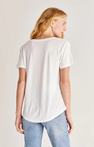 ZS Modal V-Neck White