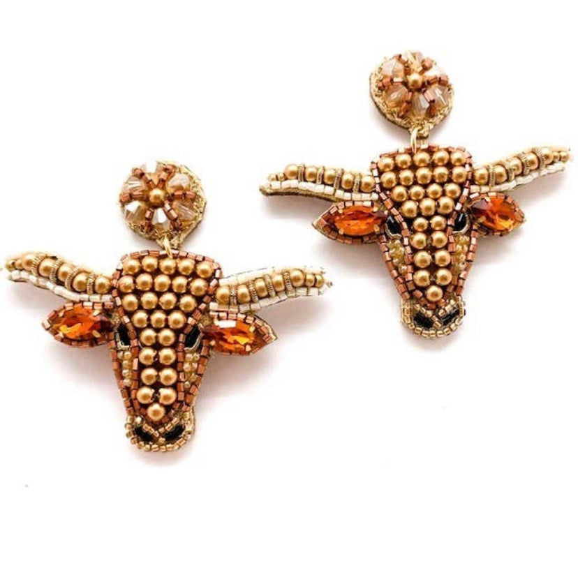 Longhorn Earrings