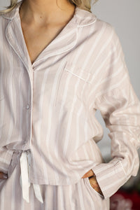 ZS Rose Stripe PJ Set