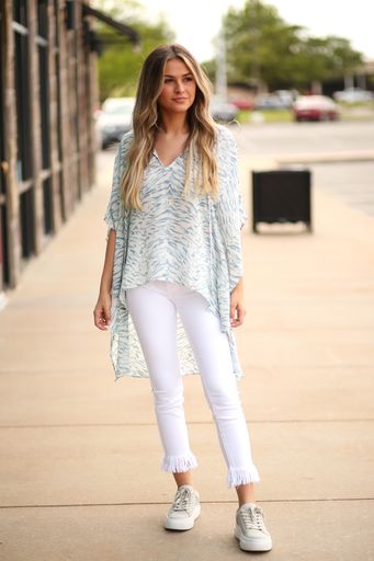 BL Winnie Grey Tiger Top